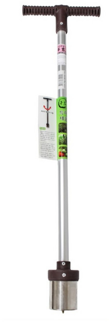 국산 천길 천공 파종기 모종 심는 기계 이식기 콩 감자 참깨 멀칭 비닐 뚫기