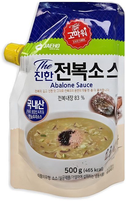 재호 더진한 국내산 전복 내장 소스 ( 500g X 10개), 10개