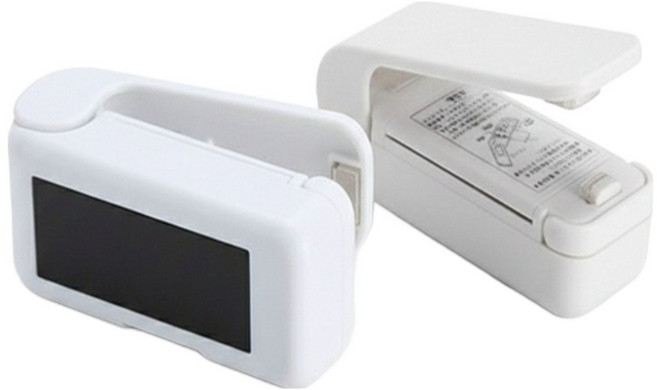 디오티 휴대용 미니 실링기 비닐 밀봉기 소형 포장기 밀폐 보관기, 화이트, 1개