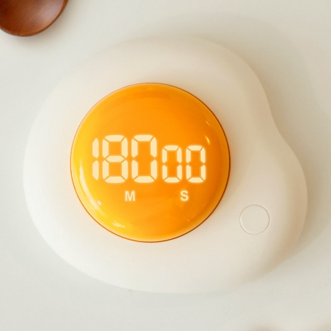 플랜룩스 에그프라이 주방 타이머 요리 조리용 구글타이머 자석 부착용, 에그프라이 타이머