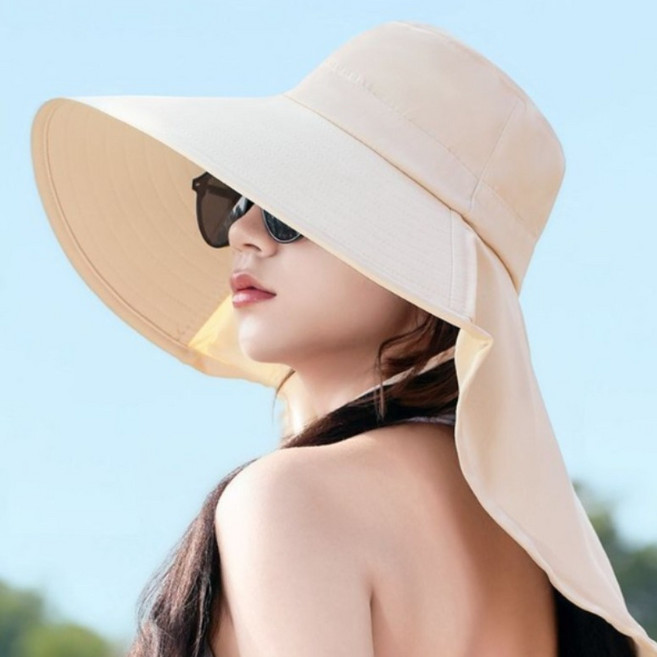 벨로아 데일리 와이드 버킷햇 자외선 차단 뒷목 커버