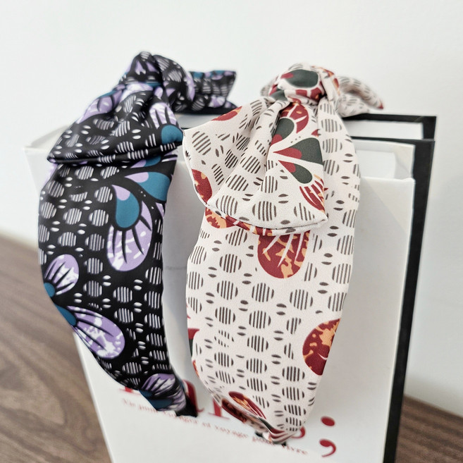 꽃잎 와이어 리본 헤어밴드