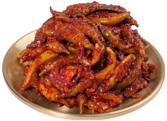 오마이찬 젓갈고추지무침 - 감칠맛 터지는 고추지 밑반찬, 500g, 1개