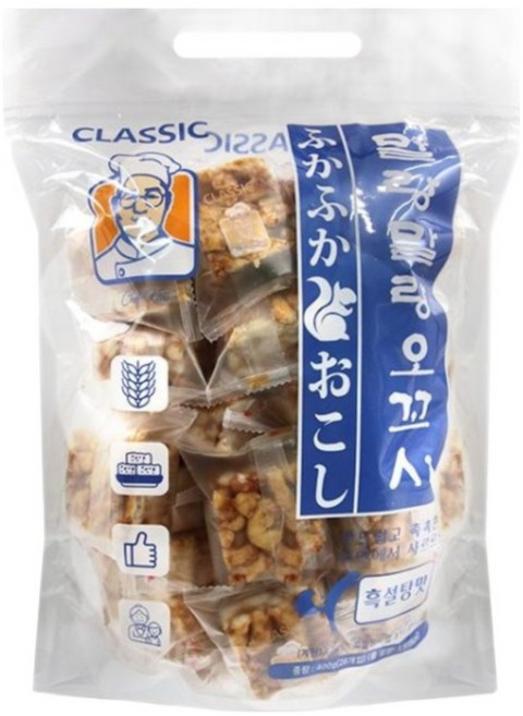 쌀쿠키 말랑말랑 오꼬시 흑설탕맛, 5개, 400g