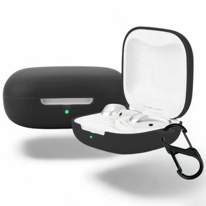 샥즈 오픈핏 에어 T511 컬러 하우징 슬림핏 케이스, 블랙, 1개