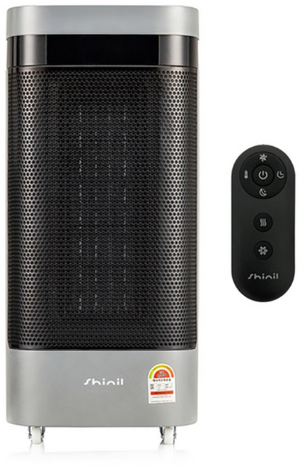 신일 대풍량 PTC 온풍기, 그레이, SEH-L3300GY (그레이)