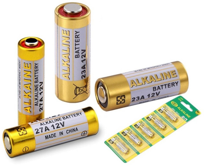 23A 27A 12V 鹼性電池 ALKALINE 遙控器 鐵捲門 門鈴 防盜器, 1個, 23A 電池1個