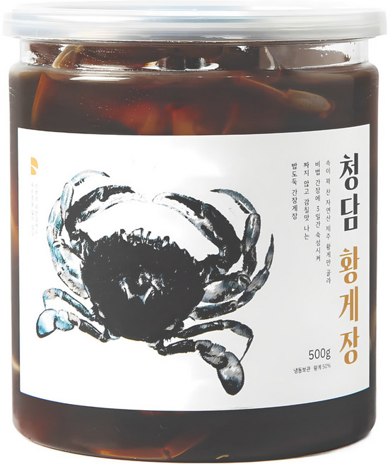 청담추어정 간장게장 500g, 1개