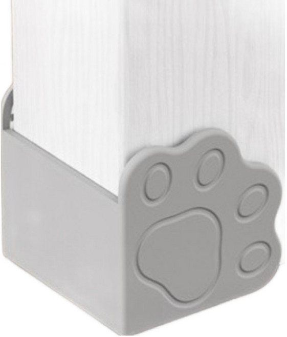 방문 모서리 보호대 아기 코너 가드 보호대, 그레이, 4개