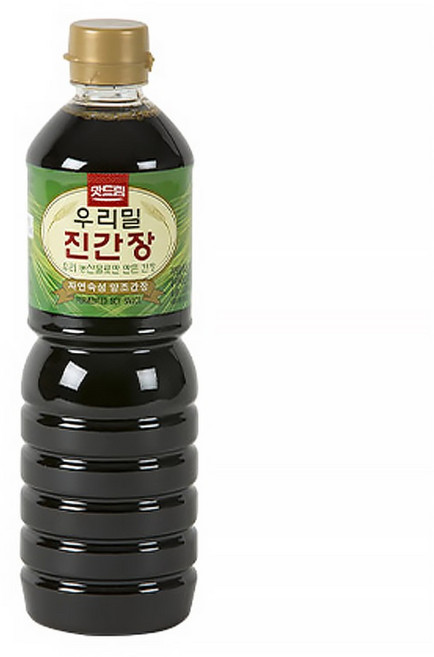 한주 우리밀진간장, 3개, 1L