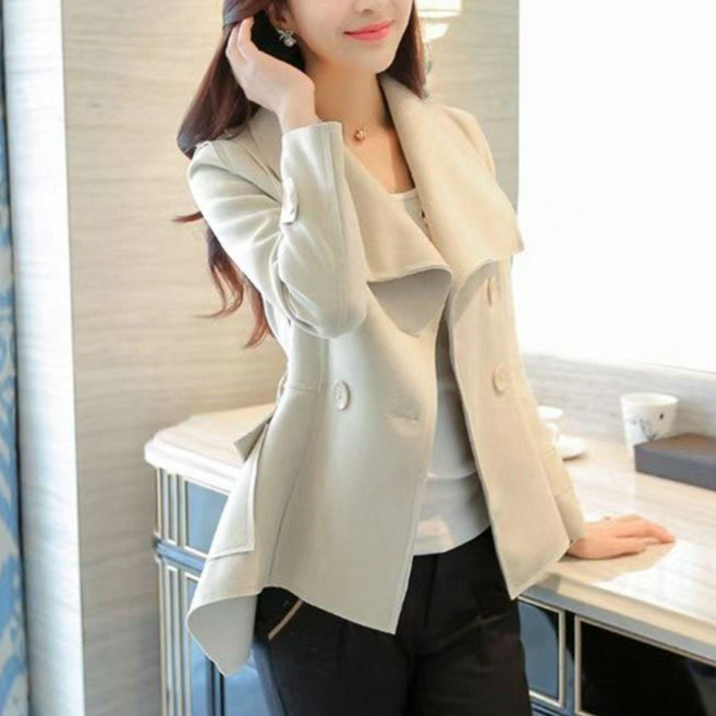 COSYEVNO 쇼트 슬림 코트 트렌치코트 여성 정장