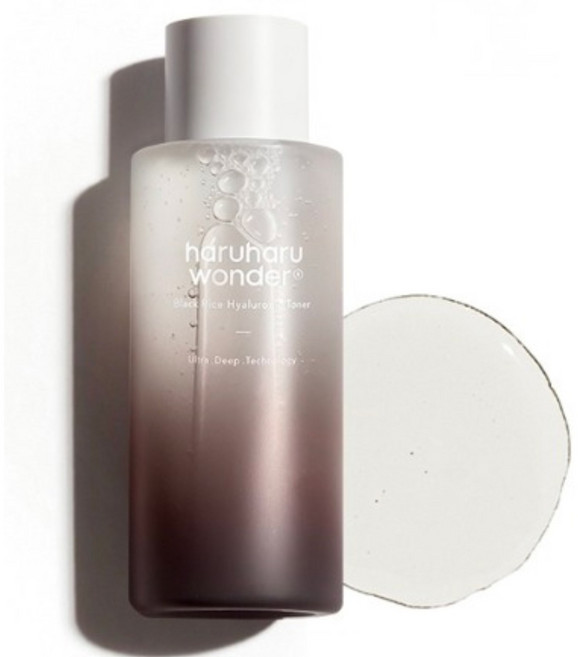하루하루 원더 블랙 라이스 히알루로닉 토너, 2개, 150ml