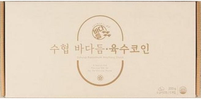 보령수협 진한 국물 수협 육수코인 세트 50정, 1개, 200g