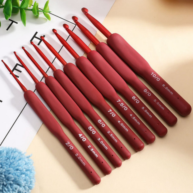 NICKKIM 모사용 코바늘 세트 9종, 1개