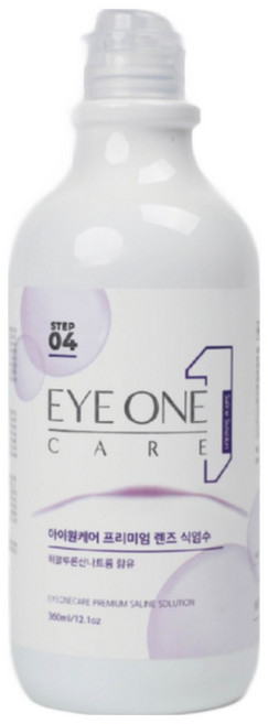 아이원케어 데이워시 히알루론산 함유 프리미엄 렌즈식염수, 20개, 360ml