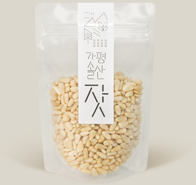 가평솔산 백잣, 3개, 80g