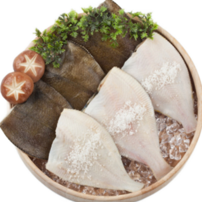 손질 가자미 (냉동) 대용량 업소용, 1개, 150/200(약 20-30미)4.5kg