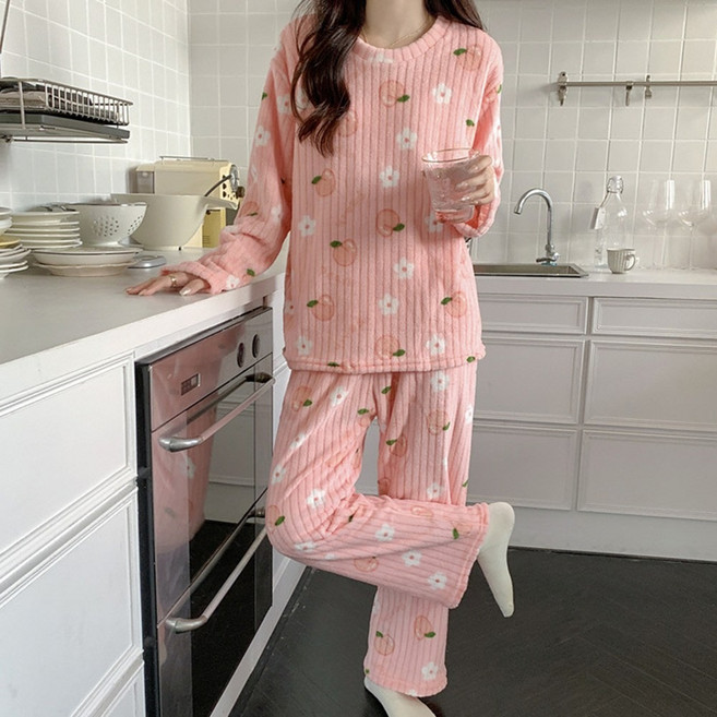 또온나 포근한 수면잠옷세트+냥이 수면양말 1켤레 증정 CW뽀송