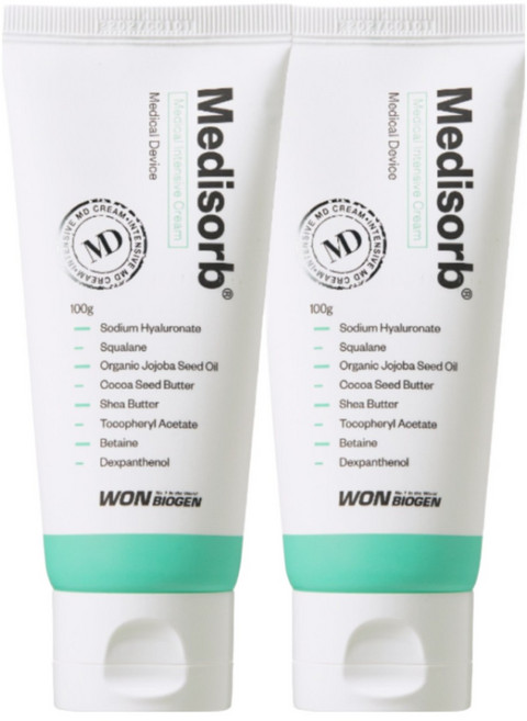 메디솝 메디컬 인텐시브 크림 100g 의료기기 피부장벽 보습 흉터관리 MD크림, 3개, WCCO100