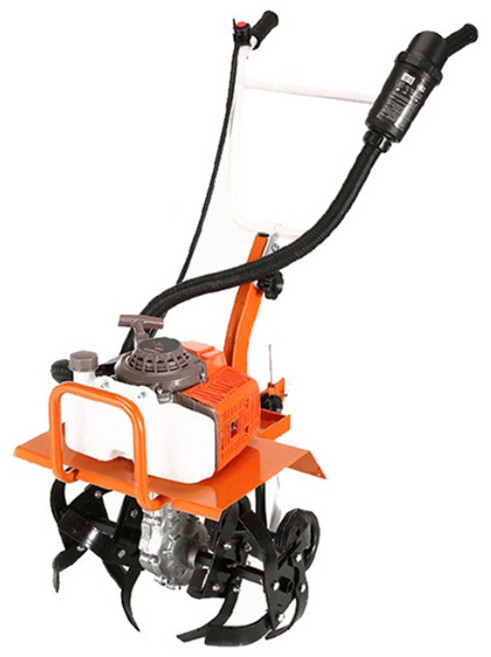 [ZAMOS] 강력한 고성능 관리기 농기계 로터리 엔진 나무 텃밭 로타리 곡물 농사 농장, 2행정 플래그십, 1개