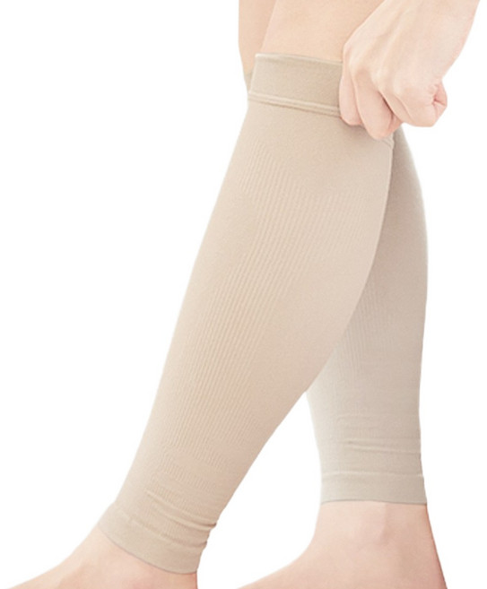 널핏 간호사 종아리 붓기 압박용 밴드 의료용 종아리형 압박스타킹, 1개, 베이지