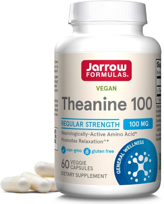 재로우 테아닌 100mg 베지 캡, 60정, 1개