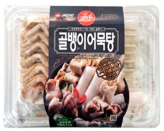 간편 국물요리 꼬치어묵 떡 골뱅이 어묵탕 밀키트 소스포함, 1개, 1.04kg