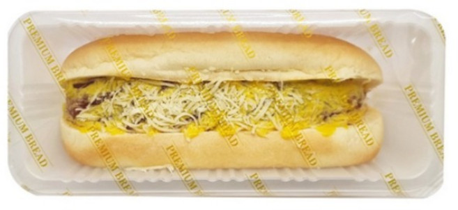 미국식 핫도그 칠리치즈 핫도그, 3개, 125g
