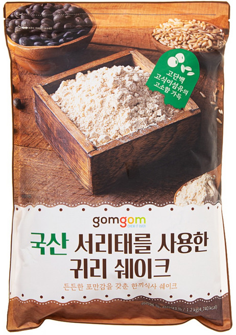 곰곰 국산 서리태를 사용한 귀리쉐이크, 1.2kg, 1개