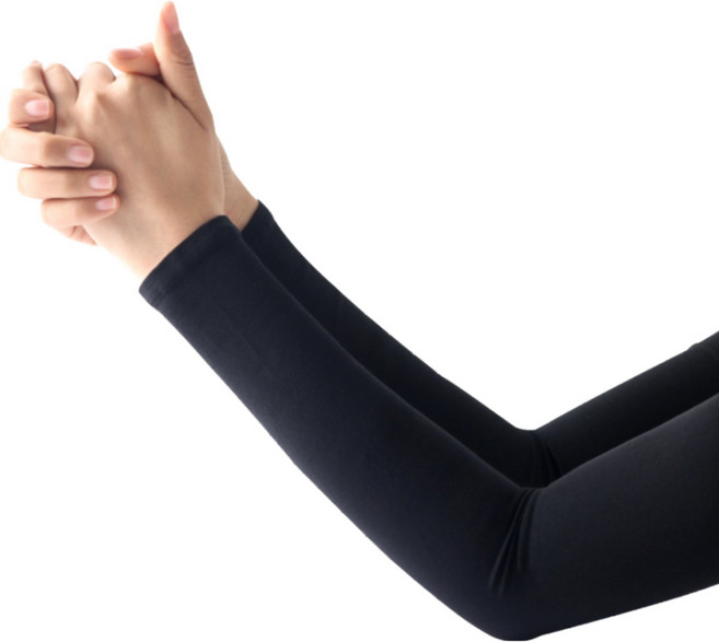 웨이브원더즈 여름 여성 쿨토시 남자 팔토시, 블랙, 1개