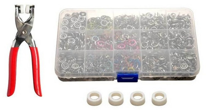 [TV라이브홈쇼핑방송] 요술 만능 똑딱이 1004 똑딱 단추 펀치 펜치 세트 버클 바지 청바지 옷수선, 요술똑딱이_1세트, 1개