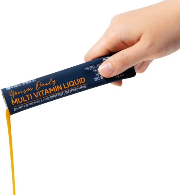 연세생활건강 마시는 액상 종합비타민 미네랄 13종 필수영양 100% 충족 (남녀공용) 14포, 14회분, 1박스 - 쿠팡