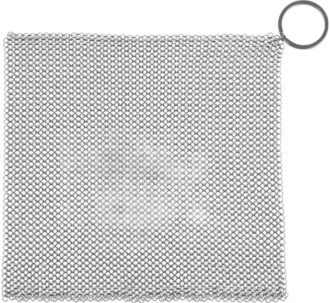 [헤이두 홈] 더 촘촘한 스텐링 수세미 316L 스테인리스 무쇠팬 세척 15x15cm, 1개, 1개