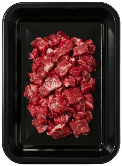 [한근의공식] 1++ 숙성 한우 국거리용 600g 냉장 찌개용 소고기, 1개