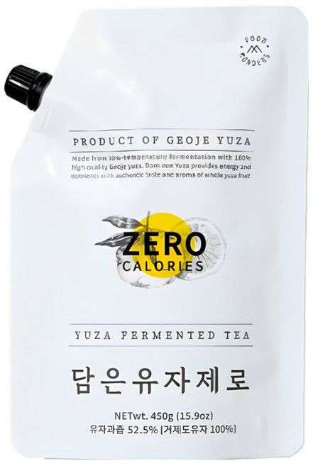 몬더스 담은유자 제로 차, 450g, 1개입, 1개