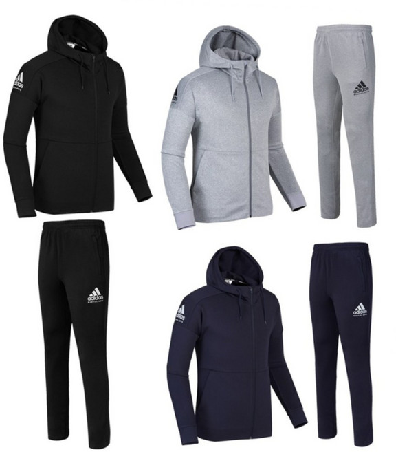 아디다스 컴뱃스포츠 마샬아츠 남녀공용 후드 트레이닝복 세트 기모 가능 TR70 3컬러 트랙탑 져지 후드집업