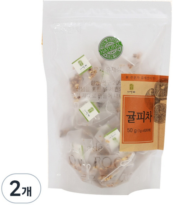 자연애 귤피차, 1g, 50개입, 2개