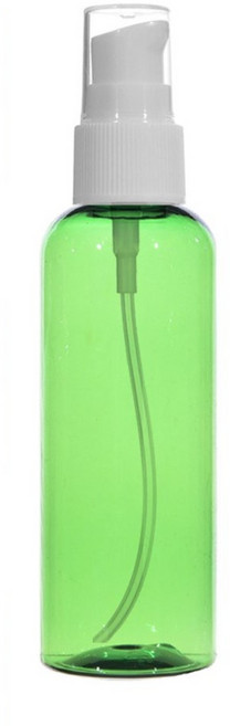 [50개묶음판매] 에센스용기 50ml 60ml 75ml 80ml 100ml 펌핑용기 플라스틱 공병, 100ml 그린용기+검정캡, 50개