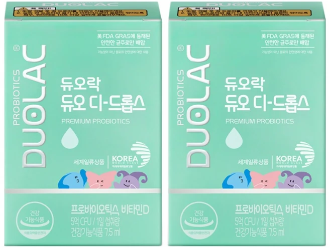 듀오락 듀오 디 드롭스, 7.5ml, 2개 - 쿠팡