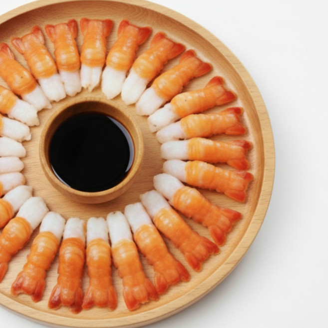 [산지직송] 활 딱새우 당일조업 횟감등급 프리미엄 안심 급냉 신선포장 당일배송, 1박스, 횟감용 손질딱새우 25미(급냉)150g