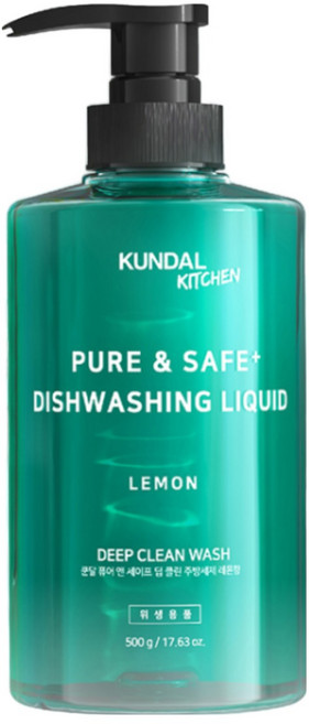 쿤달 딥 클린 주방세제 바질향, 500g, 5개