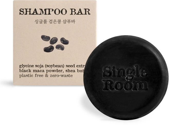 싱글룸 모발영양 검은콩 샴푸바 80g, 1개 - 쿠팡
