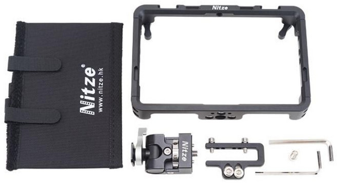 포트키 Portkeys LH5P 2세대 프리뷰 5인치 모니터 4K 필드 카메라, LH5P 전용 후드+토끼 케이지, 1개