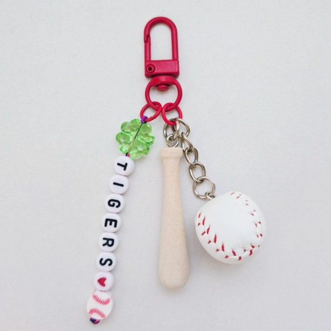 심플 야구키링 야구굿즈, 1개, 기아타이거즈