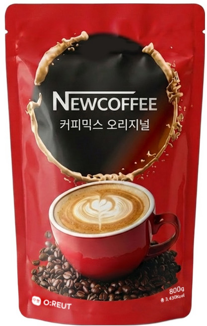 오릇 자판기 커피믹스 오리지널 리필, 1박스, 1개입, 800g