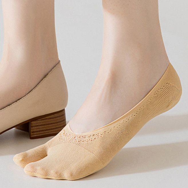 썬샤인 여성 엄지발가락 타비 양말
