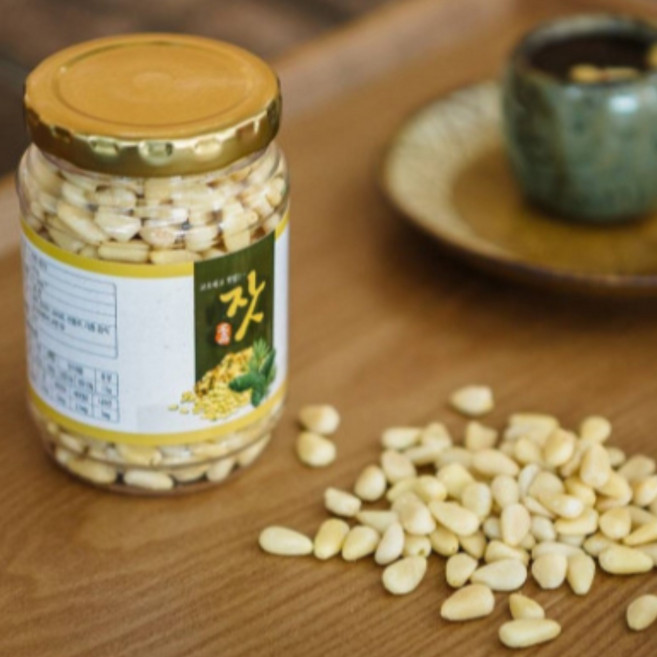 국산잣 가평 으뜸 잣 140g, 1개, 백잣 140g