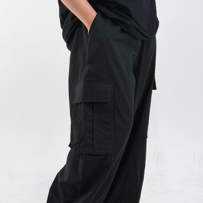2XL-6XL 블루제이 코튼 다트 와이드핏 빅사이즈 카고팬츠