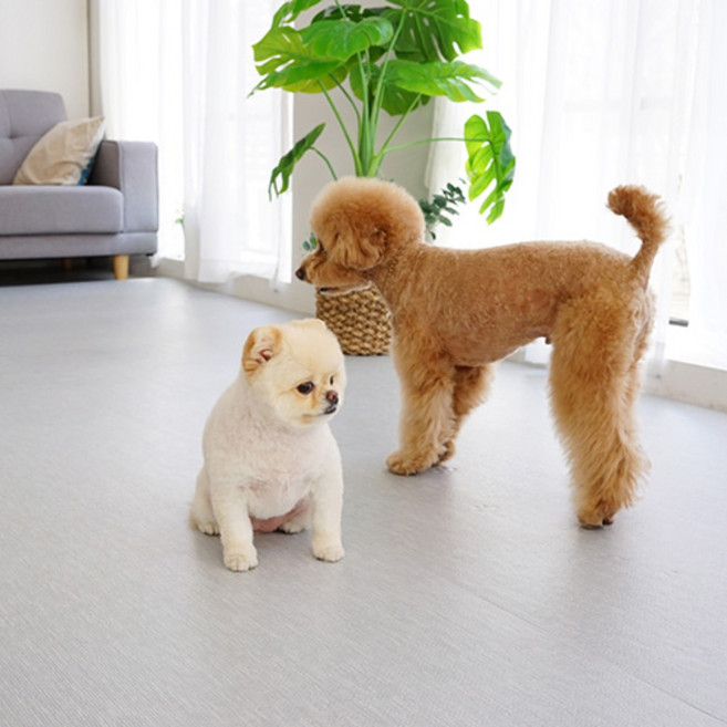 휴팡 12T 애견 롤매트 미끄럼방지 논슬립 강아지 반려동물 슬개골보호 펫 매트, 직물패턴, 1개