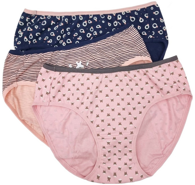 JS마켓 위생 팬티 학생 성인 주니어 빅사이즈 생리 여성 방수 면 맥시 누디